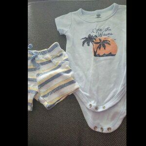 Boys Size 0-3 Months Outfit